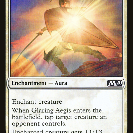 Glaring Aegis (M20-018) - Core Set 2020 Foil