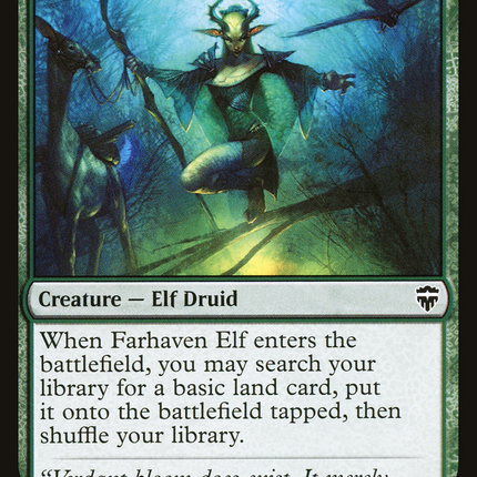 Farhaven Elf (CMR-225) - Commander Legends Foil