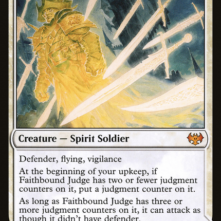Faithbound Judge // Sinner's Judgment (VOW-012) - Innistrad: Crimson Vow: (Double Faced Transform) Foil