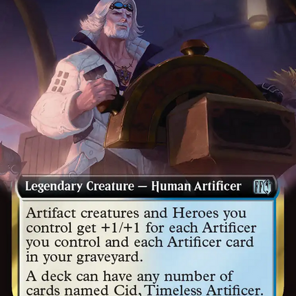 Cid, Timeless Artificer (FIN-480) - FINAL FANTASY: (Extended Art) Foil