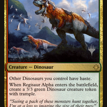 Regisaur Alpha (PPM20-227P) - Ixalan Promos