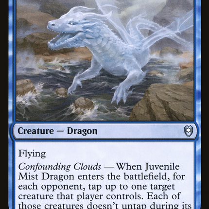 Juvenile Mist Dragon (CLB-079) - Commander Legends: Battle for Baldur's Gate Foil