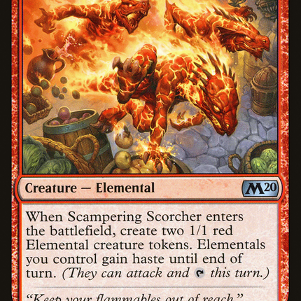 Scampering Scorcher (M20-158) - Core Set 2020 Foil