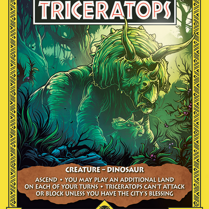 Wayward Swordtooth (SLD-1392) - Secret Lair Drop / Triceratops (Borderless)