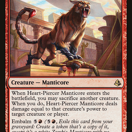 Heart-Piercer Manticore (AKH-138) - Amonkhet Foil