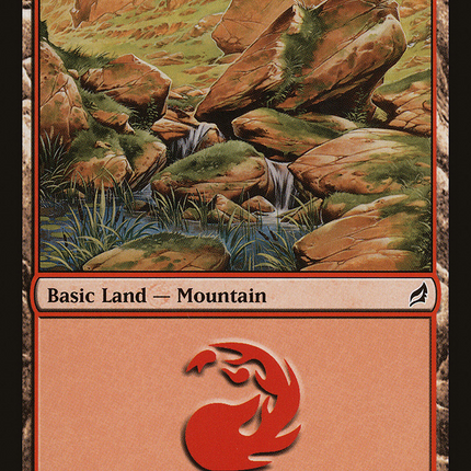 Mountain (LRW-296) - Lorwyn Foil