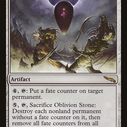 Oblivion Stone (MRD-222) - Mirrodin Foil