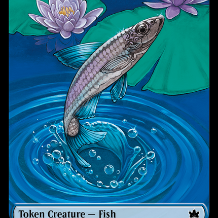 Fish (BLB-007) - Bloomburrow Tokens Foil