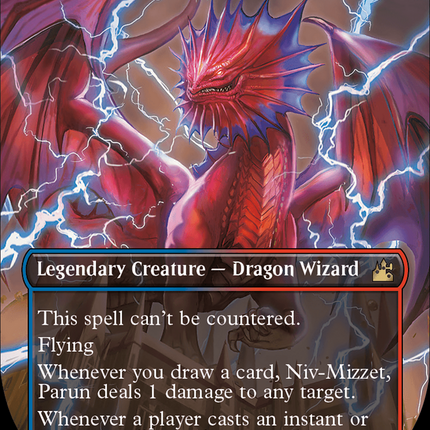 Niv-Mizzet, Parun (RVR-438) - Ravnica Remastered (Borderless) Foil