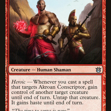 Akroan Conscriptor (BNG-087) - Born of the Gods Foil