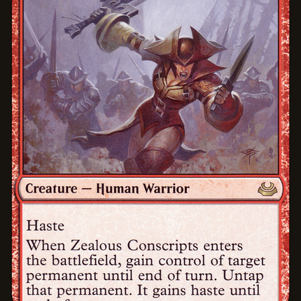 Zealous Conscripts (MM3-116) - Modern Masters 2017 Foil