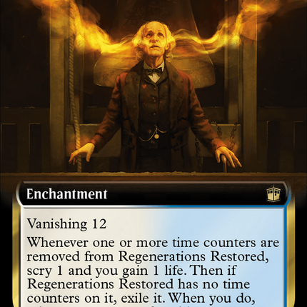 Regenerations Restored (WHO-435) - Doctor Who: (Extended Art)