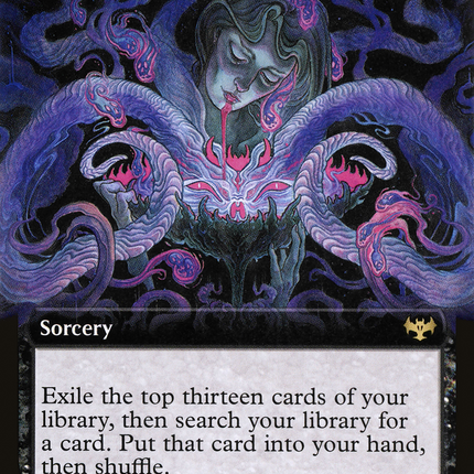 Demonic Bargain (VOW-368) - Innistrad: Crimson Vow: (Extended Art)