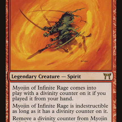 Myojin of Infinite Rage (CHK-181) - Champions of Kamigawa Foil