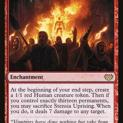 Stensia Uprising (VOW-178) - Innistrad: Crimson Vow Foil