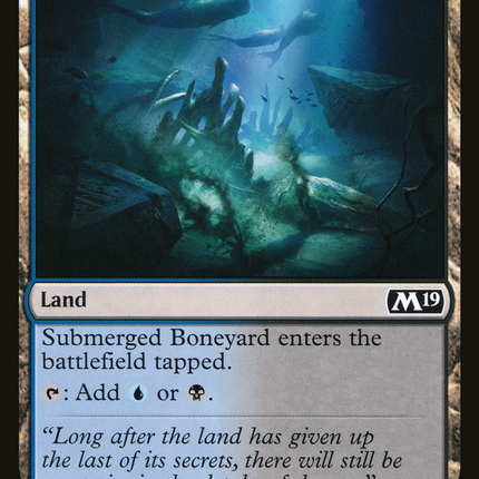 Submerged Boneyard (M19-257) - Core Set 2019