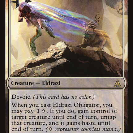 Eldrazi Obligator (OGW-096) - Oath of the Gatewatch: (devoid) Foil