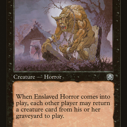 Enslaved Horror (MMQ-134) - Mercadian Masques