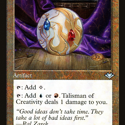 Talisman of Creativity (MH1-034) - Modern Horizons 1 Timeshifts Etched Foil