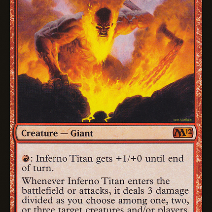 Inferno Titan (M12-147) - Magic 2012 Foil