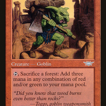 Goblin Clearcutter (LGN-096) - Legions