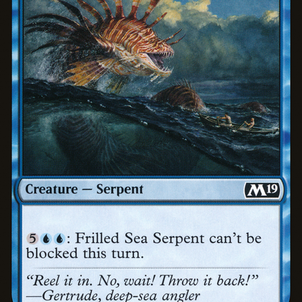 Frilled Sea Serpent (M19-056) - Core Set 2019