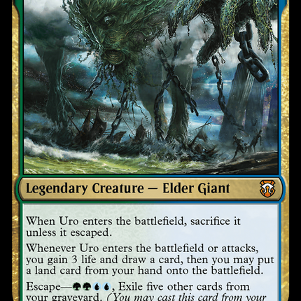 Uro, Titan of Nature's Wrath (M3C-277) - Modern Horizons 3 Commander Foil