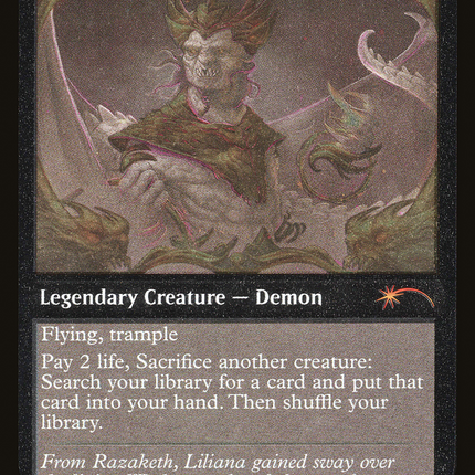 Razaketh, the Foulblooded (SLD-163★) - Secret Lair Drop Etched Foil