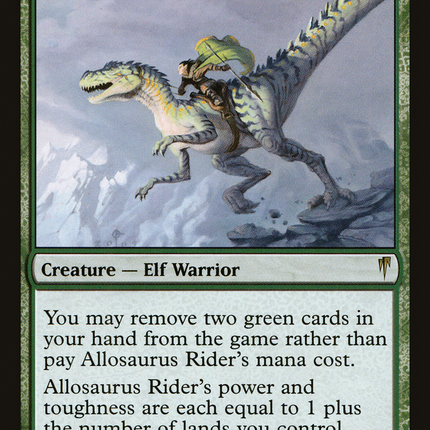 Allosaurus Rider (CSP-101) - Coldsnap Foil