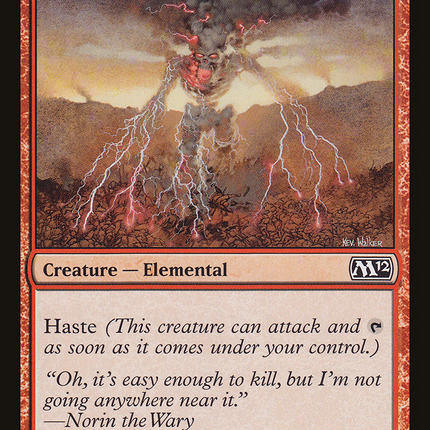 Lightning Elemental (M12-149) - Magic 2012