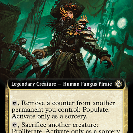 Xavier Sal, Infested Captain (LCC-033) - The Lost Caverns of Ixalan Commander: (Extended Art) Foil