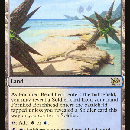 Fortified Beachhead (BRO-262) - The Brothers' War Foil
