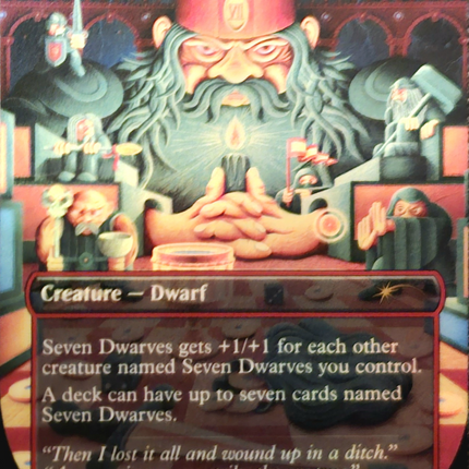 Seven Dwarves (SLD-814) - Secret Lair Drop (Borderless) Foil