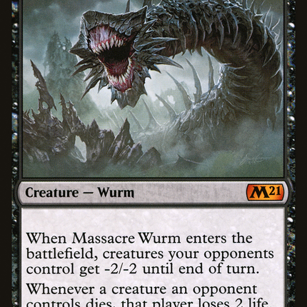 Massacre Wurm (M21-114) - Core Set 2021