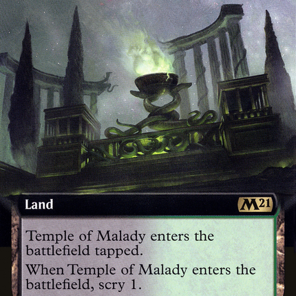 Temple of Malady (M21-388) - Core Set 2021: (Extended Art)