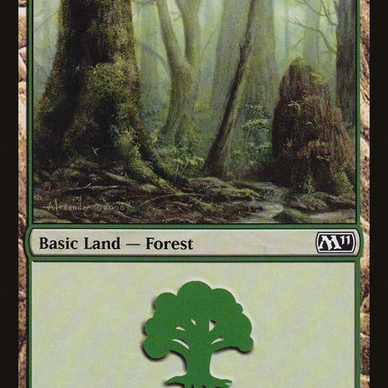 Forest (M11-246) - Magic 2011 Foil