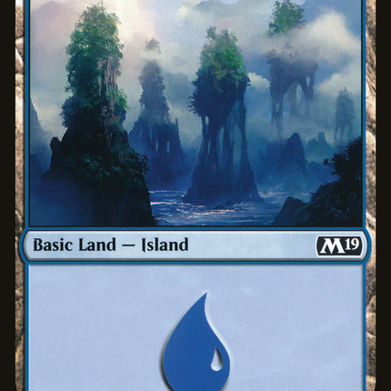 Island (M19-268) - Core Set 2019 Foil