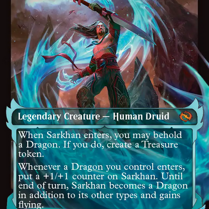 Sarkhan, Dragon Ascendant (TDM-403) - Tarkir: Dragonstorm: (Showcase) Foil