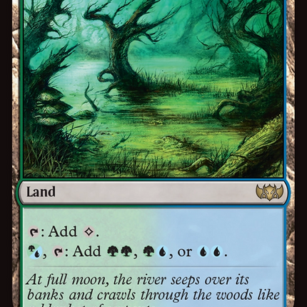 Flooded Grove (TDC-364) - Commander: Tarkir: Dragonstorm