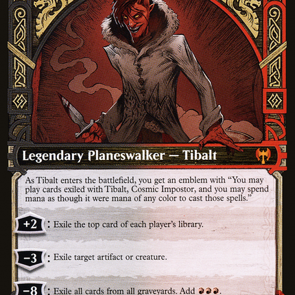 Valki, God of Lies // Tibalt, Cosmic Impostor (KHM-308) - Kaldheim: (Showcase) Foil