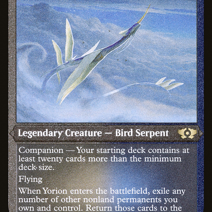 Yorion, Sky Nomad (Foil Etched) (MUL-129) - Multiverse Legends: (companion) Foil