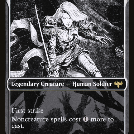 Thalia, Guardian of Thraben (VOW-318) - Innistrad: Crimson Vow: (Showcase) Foil