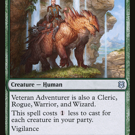 Veteran Adventurer (ZNR-218) - Zendikar Rising Foil