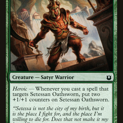 Setessan Oathsworn (BNG-138) - Born of the Gods Foil