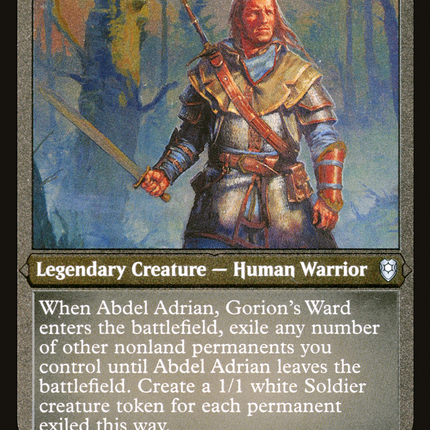Abdel Adrian, Gorion's Ward (Foil Etched) (CLB-471) - Commander Legends: Battle for Baldur's Gate Foil