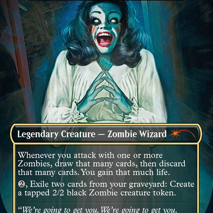 Varina, Lich Queen (SLD-1355) - Secret Lair Drop / Linda, Kandarian Queen (Borderless)