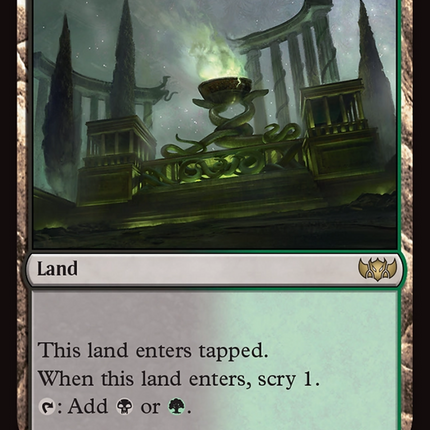 Temple of Malady (TDC-403) - Commander: Tarkir: Dragonstorm