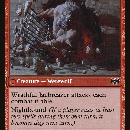 Weary Prisoner // Wrathful Jailbreaker (VOW-184) - Innistrad: Crimson Vow: (Double Faced Transform)