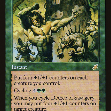 Decree of Savagery (SCG-115) - Scourge Foil