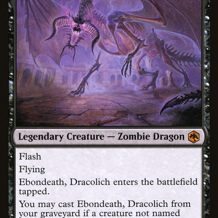 Ebondeath, Dracolich (AFR-100) - Adventures in the Forgotten Realms Foil